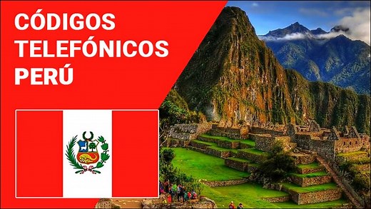Código de área de Perú