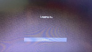 Screen shows random solid colors after loading in