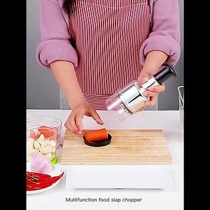 Professional Meal Prep Hand Chopper Dicer Manual Food Slap Chopper Quick Vegetable Onion Mincing and Grinding