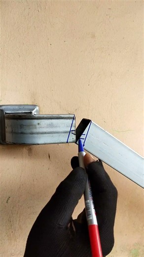 How to cut and install stair railings on walls #SKIL #welding #tips #DIY #ideal #creative