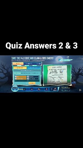 53K views · 531 reactions | Version 4.0 Quiz Answers 2 & 3 #pubgmnextstarprogram #pubgmobile #pubgmobilec9s25 | Majhi Gaming | Facebook
