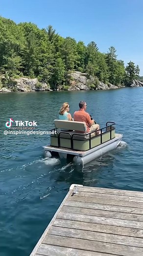 Summer Fun with a Mini Pontoon Boat