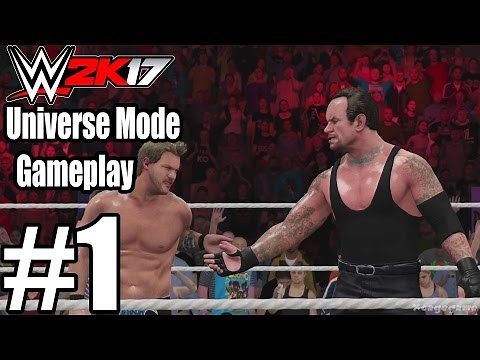 WWE 2K17 Universe Mode Gameplay Walkthrough Part 1 - First 60 Minutes