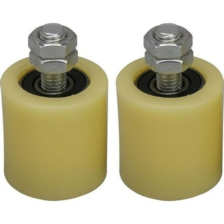 Adjustable Sliding Gate Rollers, Wide Application Nylon Gate Support Wheels with Dual 6201 Bearings for Electric Gates, 2 Pieces - Walmart.ca