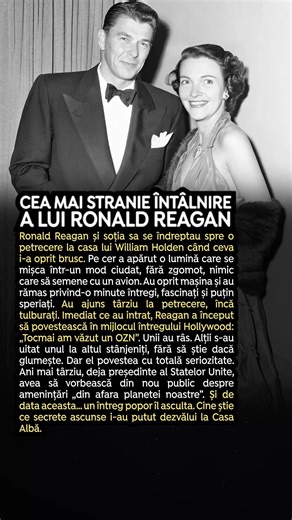 Cea mai stranie întâlnire a lui Ronald Reagan