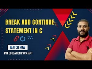Break and continue statement in c | Break and Continue #break #continue #cprogramming #programming