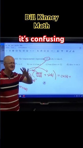 TRIG Names are CONFUSING!!! 🤔 (Let's Finish sec x(cot x + sin x))