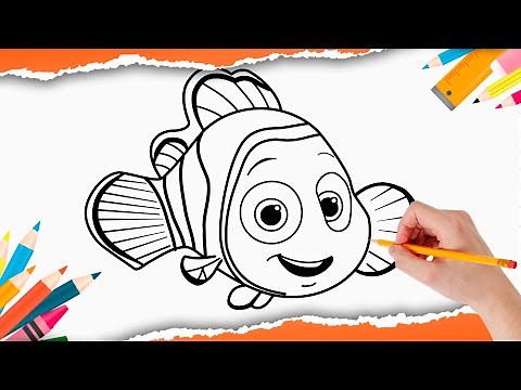 COMO DESENHAR O NEMO FÁCIL (PASSO A PASSO)