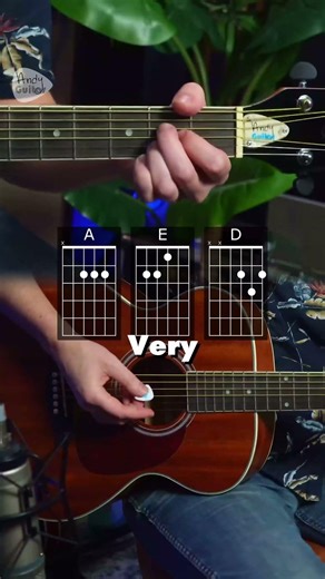 How to play Chasing Cars by Snow Patrol with 3 EASY chords; A, D and E