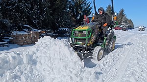 All Time Favorite Snow Tool Perfected! Blade Tamers! We had great success with the R2 Manufacturing's Blade tamers on the big blade, so now we're putting them to the test on a compact tractor with a 54-inch tractor front blade. Watch us plow snow and tackle snow removal, clearing paths and driveways. This video continues our snow plowing efforts from the previous episode, showing how effective these tools are. #snowplow, #edgetamers, #compacttractor, #tractortime | Tractor Time with Tim