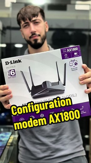 Configuration modem D-Link AX1800 DSL-1852E Adsl – طريقة ضبط اعدادات مودام