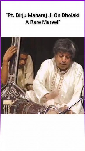 Pt. Birju Maharaj Ji On Dholaki Marvelous 🙏✨#dholki #icmtabla #classical #music #shorts