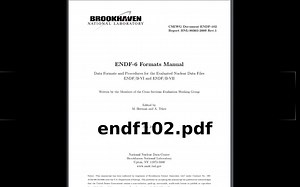 How to read Evaluated Nuclear Data Files (ENDF)
