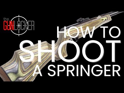 How to Shoot a Spring Piston (Springer) Air Rifle - theGunLocker