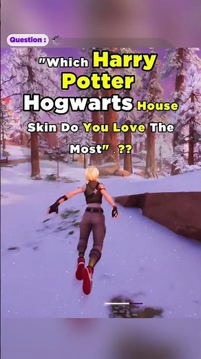 Harry Potter in Fortnite: Best Hogwarts House skin? #fortnitetips