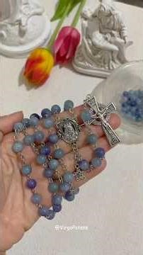 This is how I make my rosaries✨💙 #crafting #prayerbeads #diy