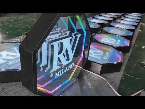 LED Infinity Mirror Channel Letters & Numbers Storefront Neon Sign