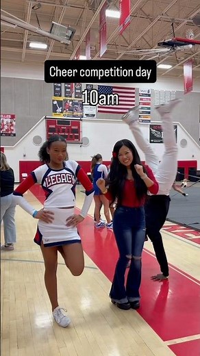 Yuri’s cheer competition as a junior high cheerleader #cheermom #cheercompetition 치어리딩 대회