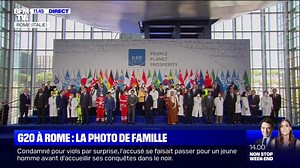 G20 à Rome: les chefs d'État prennent place pour la photo de famille | BFMTV
