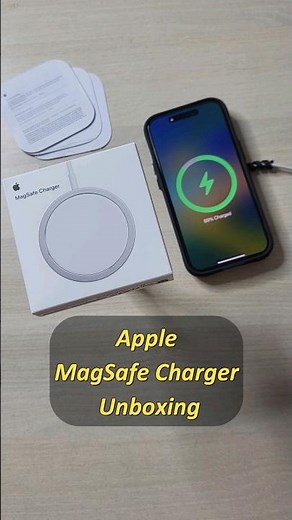 Apple Magsafe charger for iPhone Unboxing