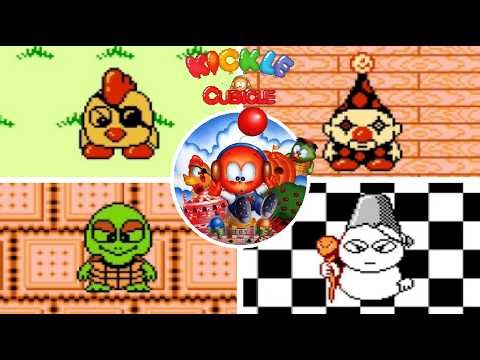 Kickle Cubicle (NES) - All Bosses (No Damage)