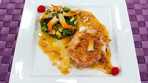 Merluza a la plancha con limón