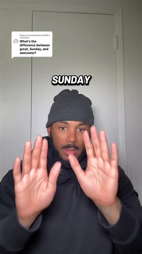 Chad on Instagram: "Difference between “great” “awesome” and “Sunday” in ASL #funny #asl #signlanguage #foryou #fyp #foryoupage #explore #explorepage #instagram #instagood #instadaily #instalike #insta #reels #reelsinstagram #viral #viralvideos #viralreels #trending #trend #trendingreels"