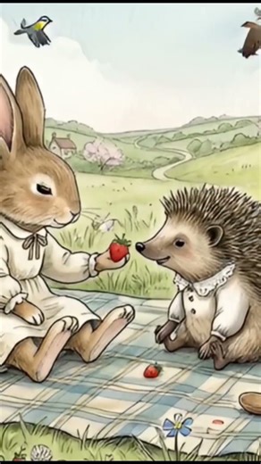 🌼 A Quiet Spring Picnic in the Meadow | Soft Storybook Ambience #peacefulmusic #cottagecore