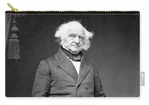 President Martin Van Buren Photo Zip Pouch by War Is Hell Store