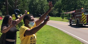 Brain tumor survivor surprised for 63rd birthday in Florence