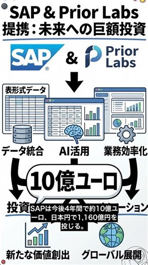 1160億円！SAPが18カ月AIに即決した衝撃の全貌3行で