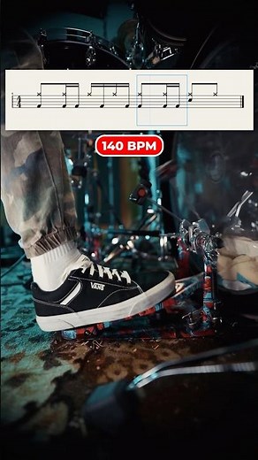 How to Build Killer Foot Speed 🥁 | Slow to Fast Drum Groove (60–140 BPM)