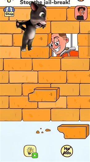 Tom save the girl part 37 |my talking Tom 2#funny #challenge #mytom2 #shorts