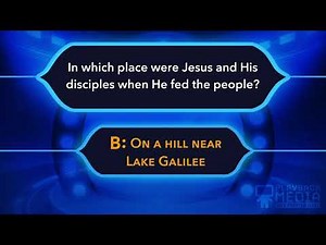 Jesus Feeds 5000 Bible Trivia Game For Kids