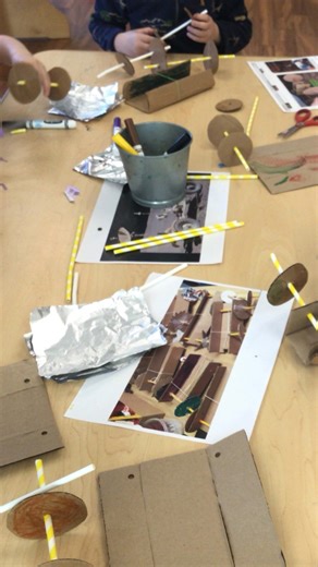 From their Solar System lesson, the Westbury Dogwood class created their own space rovers using cardboard, aluminum foil, tape, and paper straws. Space rovers are robotic vehicles designed to explore the surfaces of planets and moons by traveling across rough terrain to collect data, take pictures, analyze soil and rock samples, and search for signs of past or present life. Wonderful work by Ms. Neisha, Ms. Sheila, and our Westbury Dogwood explorers! #ProvidencePreparatorySchool #PPSPreschool #E
