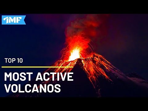Top 10 MOST ACTIVE VOLCANOES IN WORLD