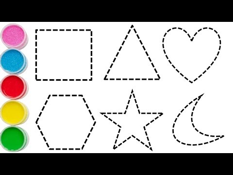 2D Shapes for Kids 🔺🔵🟨 | Learn Circle, Square, Triangle & More | Preschool Learning