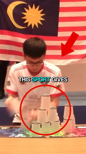 Why Speed Stacking Is Harder Than It Looks😭 #speedstacking #shorts