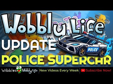 UNLOCK The SECRET POLICE SUPERCAR In Wobbly Life!