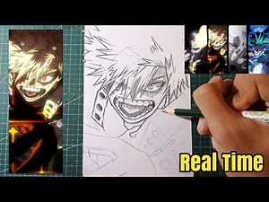 How To Draw BAKUGO vs All For One & Deku vs Shigaraki - My Hero Academia S8