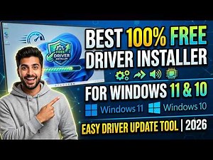 Best 100 % Free Driver Installer Software for Windows 11 & 10 | Easy Driver Update Tool 2026