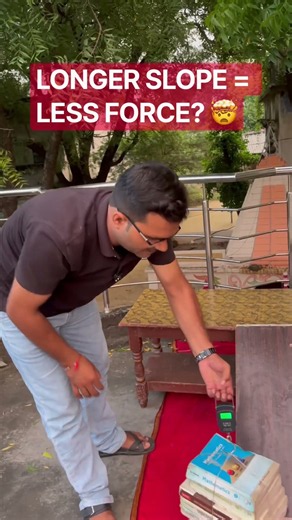 Why Does a Slope Reduce the Force Needed? 🤯 | Inclined Plane