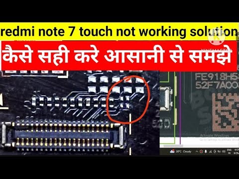 Redmi note 7,7s,7pro touch not working solution. Note 7 touch without cpu reball.‪@rajumaurya5515‬