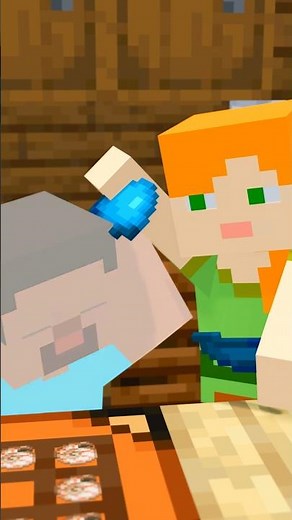 Alex discovers an item that traps Steve! minecraft animation