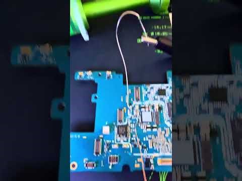 Samsung A23 repair: won't turn on after battery replacement, damaged CPU