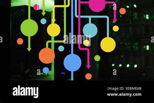 The video shows a data processing center, with various machines and components working together to process data. The video highlights the various components of the data processing center, including the server room, the routers, and the switches Stock Video Footage - Alamy