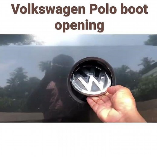 Volkswagen polo boot/dicky..!How to open?