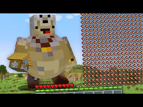 Minecraft mais + je Mange + je Grossis !