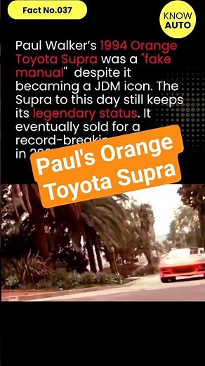 Unraveling the Mystery of Paul Walker's Toyota Supra