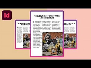 Minimalist Art Magazine Layout Design using Adobe indesign 2026 | Clean Editorial Design